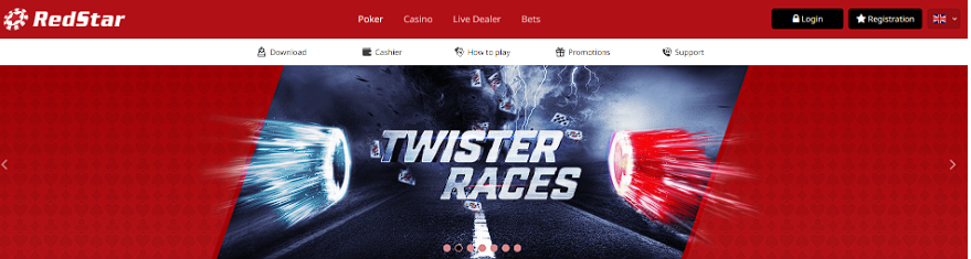 Red Star Poker site overview